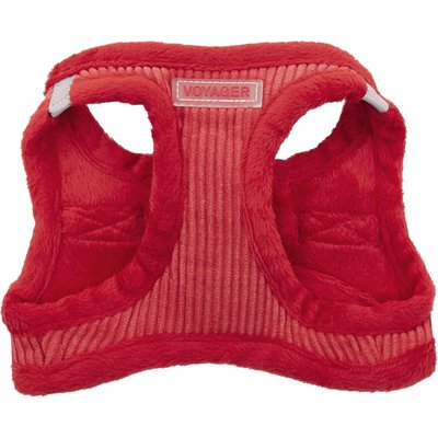 Best Pet Supplies Best Pet Supplies Voyager Corduroy Dog Harness, Red, X-Small