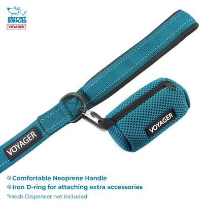 Show full view: Best Pet Supplies Voyager Dual Attachment Outdoor Dog Harness & Leash Bundle, Turquoise, Medium slide 5 of 7
