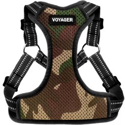 Best Pet Supplies Voyager Fully Adjustable Step-in Mesh Dog Harness, Army Base, Medium