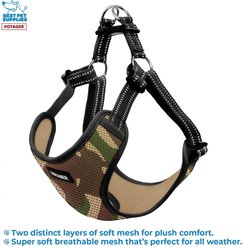 Best Pet Supplies Voyager Fully Adjustable Step-in Mesh Dog Harness, Army Base, Small slide 2 of 4