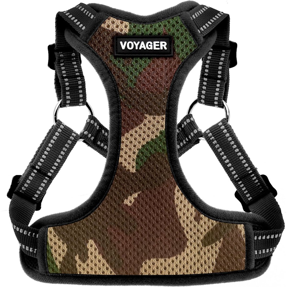 Best Pet Supplies Voyager Fully Adjustable Step-in Mesh Dog Harness, Army Base, X-Small