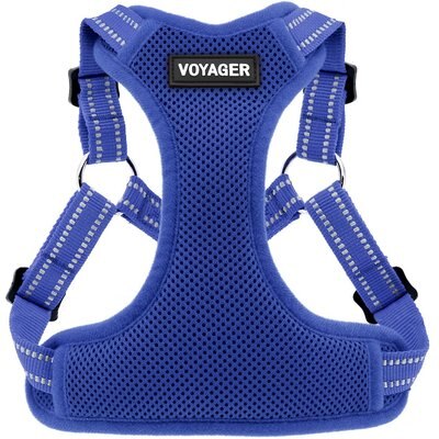 Best Pet Supplies Best Pet Supplies Voyager Fully Adjustable Step-in Mesh Dog Harness, Royal Blue, X-Small