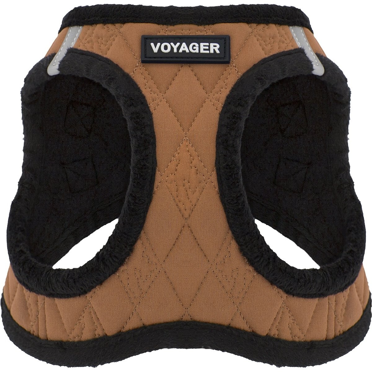 Best Pet Supplies Voyager Padded Fleece Dog Harness, Beige, Medium