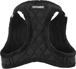 Best Pet Supplies Voyager Padded Fleece Dog Harness, Black, Large slide 1 of 9