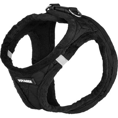 Best Pet Supplies Best Pet Supplies Voyager Padded Fleece Dog Harness, Black, Small