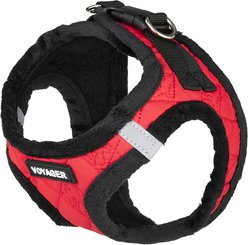 Best Pet Supplies Voyager Padded Fleece Dog Harness, Red, X-Small