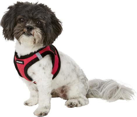 Show full view: Best Pet Supplies Voyager Padded Fleece Dog Harness, Red, X-Small slide 3 of 11