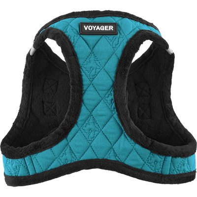 Best Pet Supplies Best Pet Supplies Voyager Padded Fleece Dog Harness, Turquoise, Large