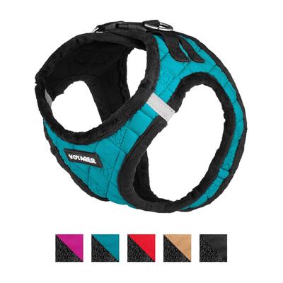 Show full view: Best Pet Supplies Voyager Padded Fleece Dog Harness, Turquoise, Large slide 3 of 11
