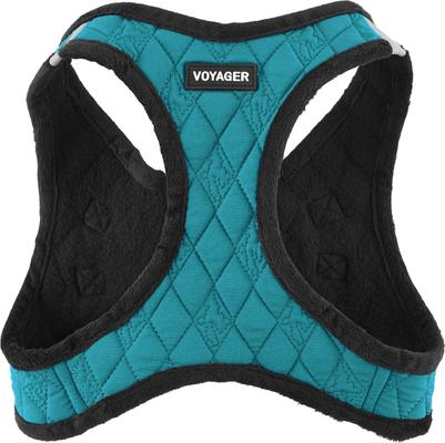 Show full view: Best Pet Supplies Voyager Padded Fleece Dog Harness, Turquoise, X-Large slide 7 of 11