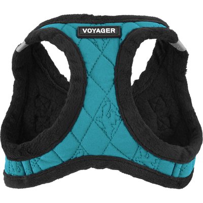 Best Pet Supplies Best Pet Supplies Voyager Padded Fleece Dog Harness, Turquoise, X-Small