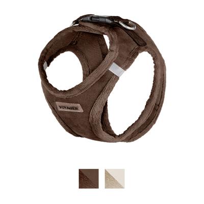 Show full view: Best Pet Supplies Voyager Plush Suede Dog Harness, Chocolate, Large slide 3 of 11
