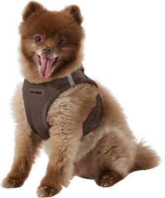 Show full view: Best Pet Supplies Voyager Plush Suede Dog Harness, Chocolate, Large slide 5 of 11