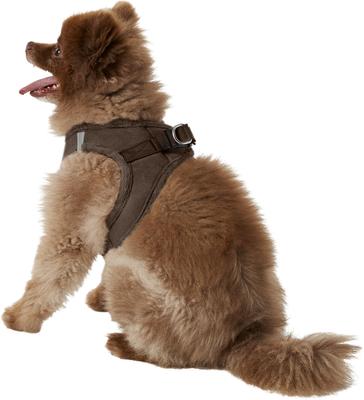 Show full view: Best Pet Supplies Voyager Plush Suede Dog Harness, Chocolate, Large slide 6 of 11
