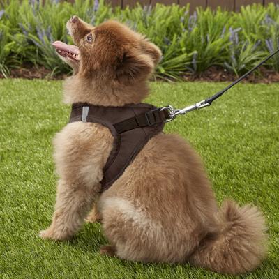 Show full view: Best Pet Supplies Voyager Plush Suede Dog Harness, Chocolate, Large slide 8 of 11