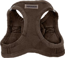 Best Pet Supplies Voyager Plush Suede Dog Harness, Chocolate, Medium