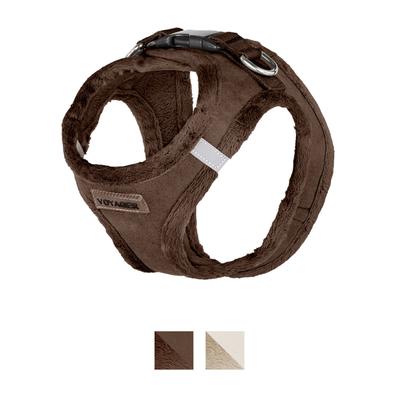 Show full view: Best Pet Supplies Voyager Plush Suede Dog Harness, Chocolate, Medium slide 4 of 12