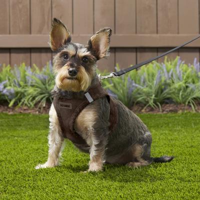 Show full view: Best Pet Supplies Voyager Plush Suede Dog Harness, Chocolate, Medium slide 8 of 12