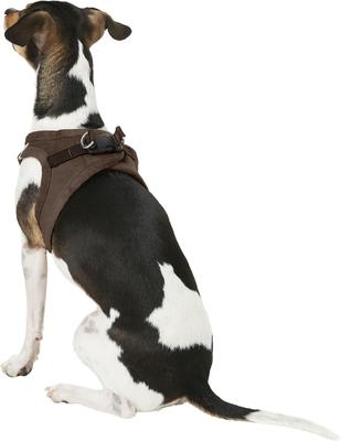 Show full view: Best Pet Supplies Voyager Plush Suede Dog Harness, Chocolate, Small slide 7 of 12