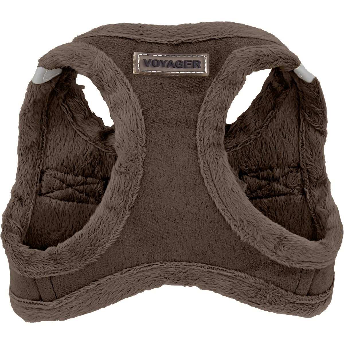 Best Pet Supplies Voyager Plush Suede Dog Harness, Chocolate, X-Small