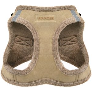 Best Pet Supplies Voyager Plush Suede Dog Harness, Latte, Large