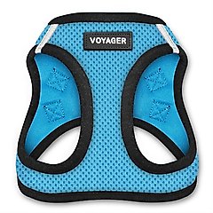 Best Pet Supplies Voyager Step-in Air Dog Harness, Baby Blue Base, XXX-Small