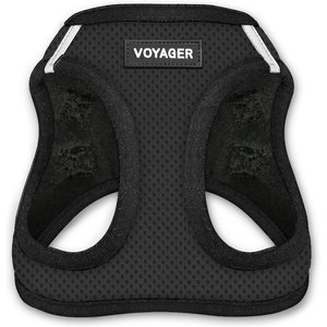 Best Pet Supplies Voyager Step-in Air Dog Harness, Black, XX-Small