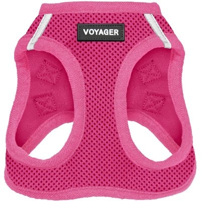 Best Pet Supplies Best Pet Supplies Voyager Step-in Air Dog Harness, Fuchsia with Matching Trim, Small