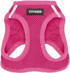 Best Pet Supplies Voyager Step-in Air Dog Harness, Fuchsia with Matching Trim, Small
