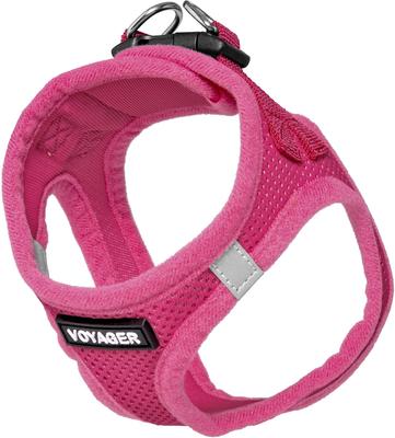 Show full view: Best Pet Supplies Voyager Step-in Air Dog Harness, Fuchsia with Matching Trim, Small slide 3 of 4