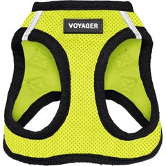 Best Pet Supplies Voyager Step-in Air Dog Harness, Lime Green Base, Medium