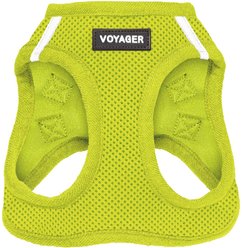 Best Pet Supplies Voyager Step-in Air Dog Harness, Lime Green with Matching Trim, Medium