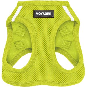 Best Pet Supplies Voyager Step-in Air Dog Harness, Lime Green with Matching Trim, XX-Small