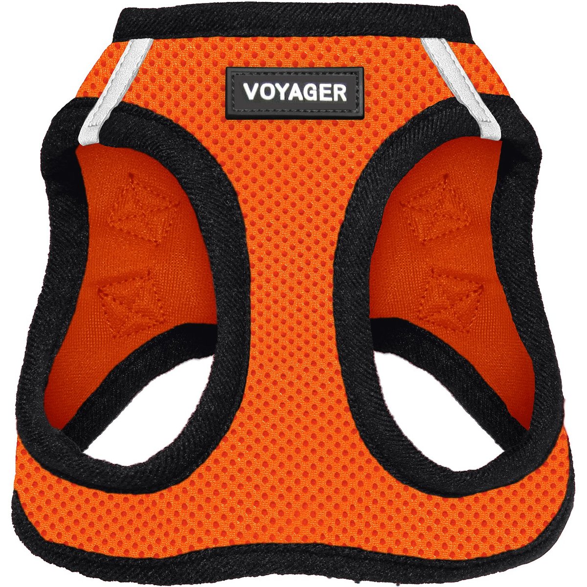 Best Pet Supplies Voyager Step-in Air Dog Harness, Orange Base, Large