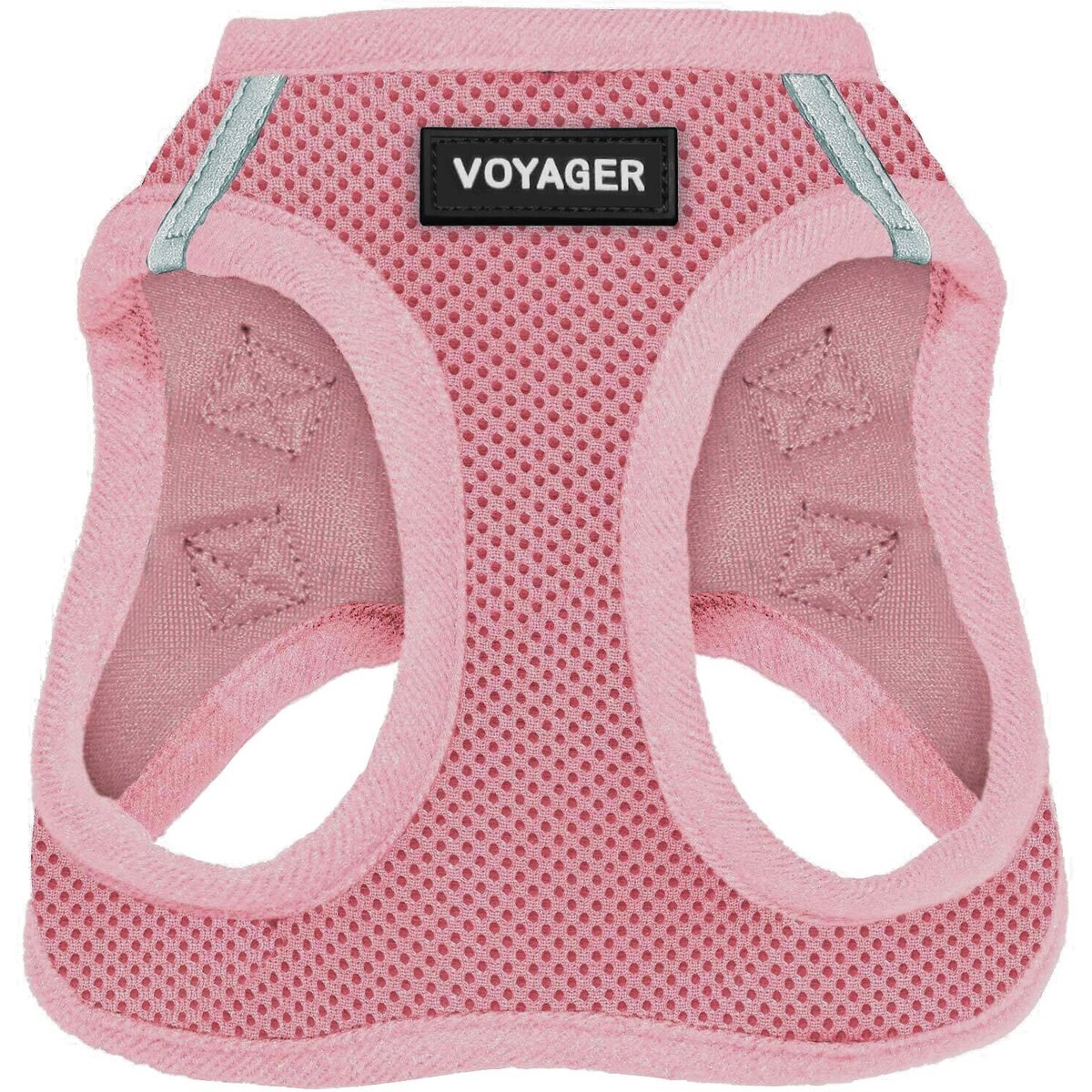 Best Pet Supplies Voyager Step-in Air Dog Harness, Pink with Matching Trim, Large
