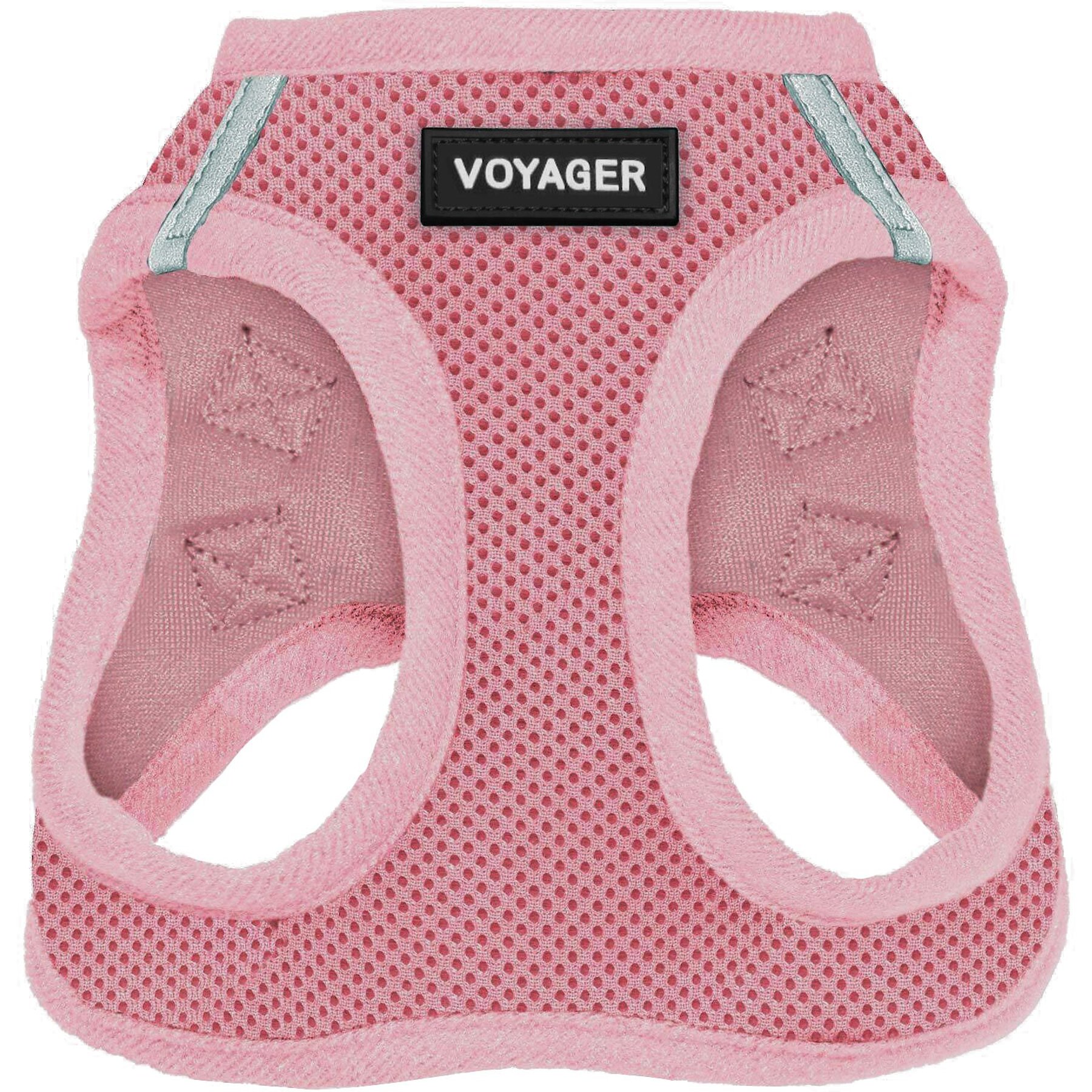 Best Pet Supplies Voyager Step-in Air Dog Harness, Pink with Matching Trim, Large