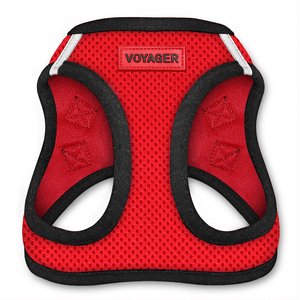 Best Pet Supplies Voyager Step-in Air Dog Harness, Red Base, XX-Small