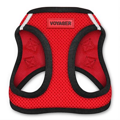 Best Pet Supplies Best Pet Supplies Voyager Step-in Air Dog Harness, Red Base, XXX-Small