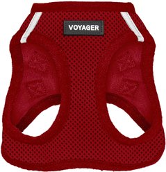 Best Pet Supplies Voyager Step-in Air Dog Harness, Red with Matching Trim, Medium