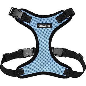 Best Pet Supplies Voyager Step-in Lock Dog Harness, Baby Blue Base, Large