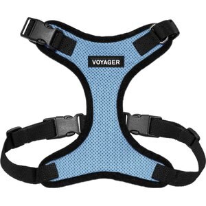 Best Pet Supplies Voyager Step-in Lock Dog Harness, Baby Blue Base, Medium