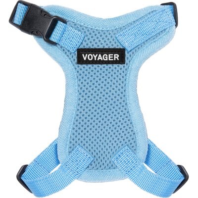 Best Pet Supplies Best Pet Supplies Voyager Step-in Lock Dog Harness, Baby Blue with Matching Trim, XX-Small