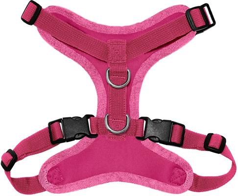 Show full view: Best Pet Supplies Voyager Step-in Lock Dog Harness, Fuchsia with Matching Trim, Medium slide 2 of 5