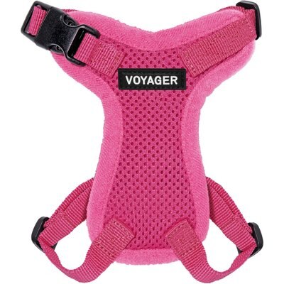 Best Pet Supplies Best Pet Supplies Voyager Step-in Lock Dog Harness, Fuchsia with Matching Trim, XX-Small