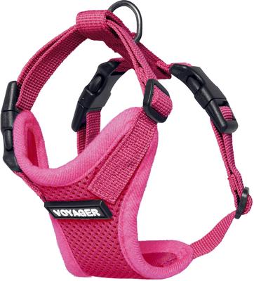 Show full view: Best Pet Supplies Voyager Step-in Lock Dog Harness, Fuchsia with Matching Trim, XX-Small slide 3 of 5