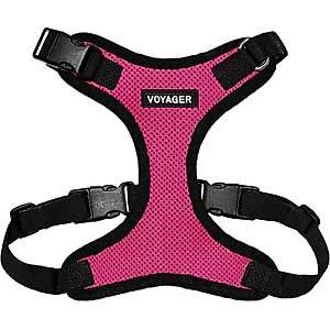 Best Pet Supplies Voyager Step-in Lock Dog Harness, Fuchsia, X-Small