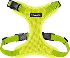 Best Pet Supplies Voyager Step-in Lock Dog Harness, Lime Green with Matching Trim, Medium