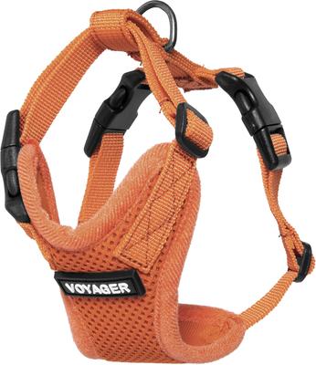 Show full view: Best Pet Supplies Voyager Step-in Lock Dog Harness, Orange with Matching Trim, XX-Small slide 4 of 6