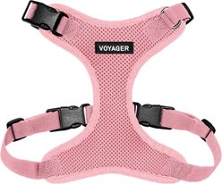 Best Pet Supplies Voyager Step-in Lock Dog Harness, Pink with Matching Trim, Small