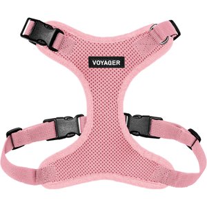 Best Pet Supplies Voyager Step-in Lock Dog Harness, Pink with Matching Trim, X-Large